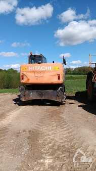 Escavadora de rodas 2009 Hitachi ZX 140 W-3 (6)