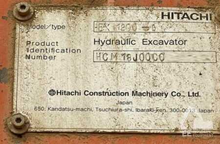 Beltegraver 2006 Hitachi EX 1200-6 (6)