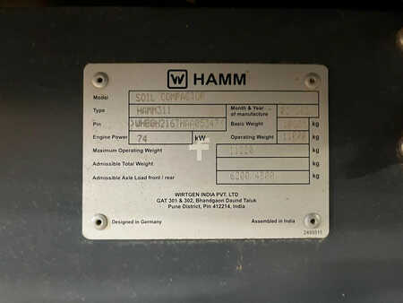 Sestavy válců 2021 Hamm 311 Soil Compactor (27)