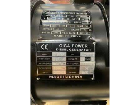 Power Generator 2022 Giga Power LT-W50-GF 62.5 kVA Open generator (13)