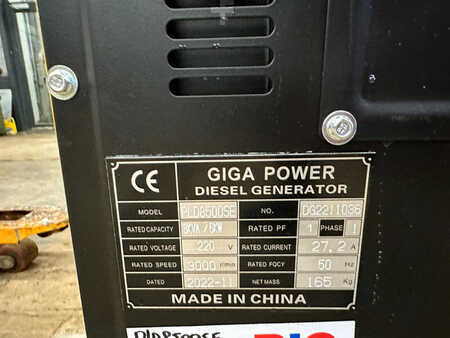 Giga Power 8 KVA silent generator set - PLD8500SE