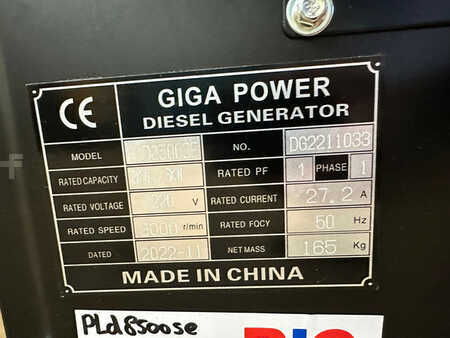 Giga Power 8 KVA silent generator set - PLD8500SE