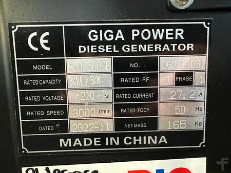 Power Generator 2022 Giga Power PLD8500SE 8 kVA silent generator (11)