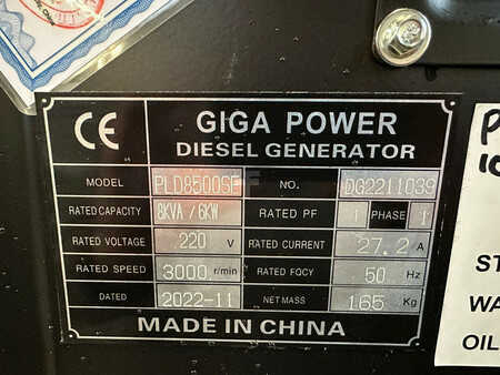 Power Generator 2022 Giga Power PLD8500SE 8 kVA silent generator (10)