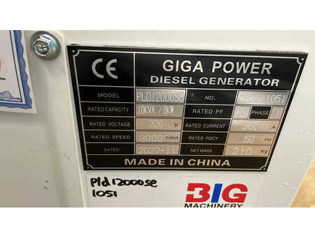 Giga Power PLD12000SE 10 kVA silent generator