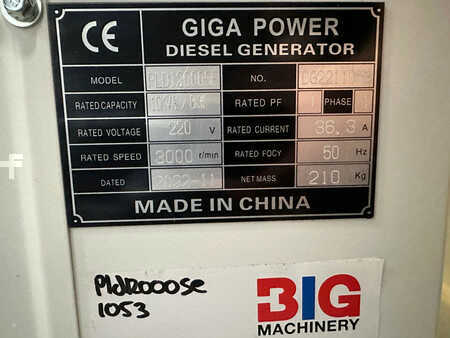 Power Generator 2022 Giga Power PLD12000SE 10 kVA silent generator (13)