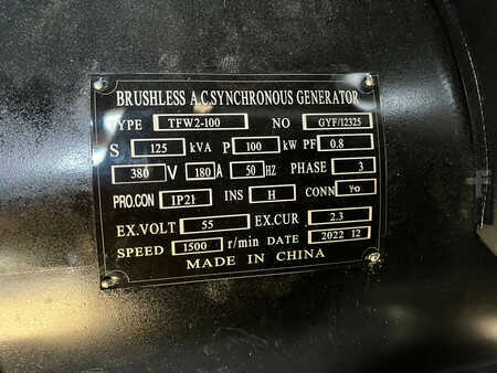 Power Generator 2022 Giga Power 125 kVA LT-W100GF silent generator set (14)