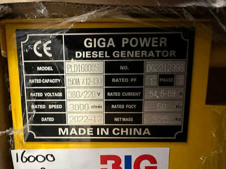 Stromgenerator 2022 Giga Power 15 kVA PLD16000SE silent generator set (9)