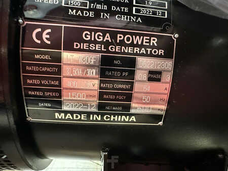 Power Generator 2022 Giga Power LT-W30GF 37.5 KVA Open generator (7)