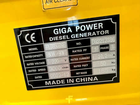 Power Generator 2022 Giga Power Giga power 8 kVa silent generator set - PLD8500SE (9)
