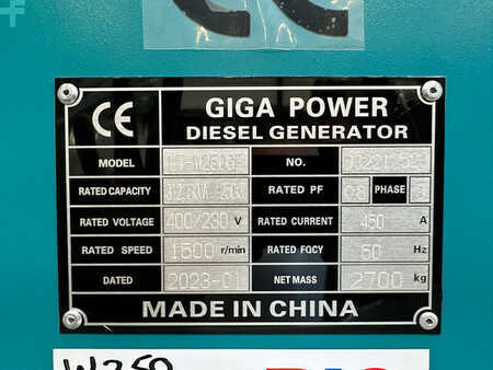Power Generator 2022 Giga Power Giga power 312.5 kVa silent generator set - LT-W250GF (10)
