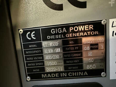 Power Generator 2022 Giga Power LT-W50GF 62.5 kVA closed generator (10)