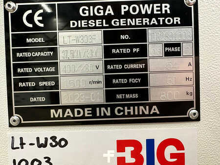 Power Generator 2023 Giga Power 37.5 KVA closed generator set - LT-W30GF (18)