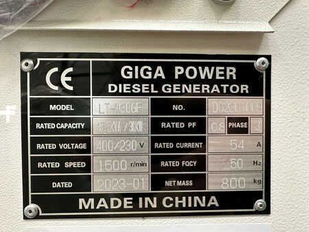 Power Generator 2023 Giga Power 37.5 KVA closed generator set - LT-W30GF (18)