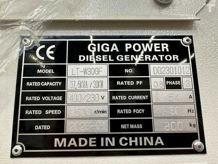 Power Generator 2023 Giga Power 37.5 KVA closed generator set - LT-W30GF (18)