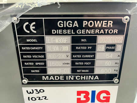 Power Generator 2023 Giga Power LT-W30GF 37.5KVA closed set (12)