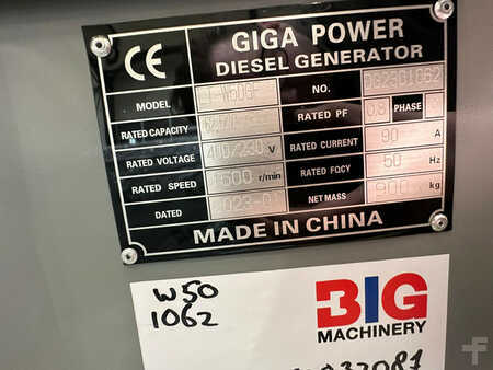 Giga Power LT-W50-GF 62.5KVA silent set