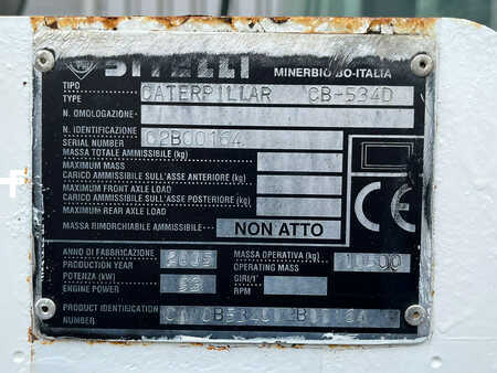 Tandemwalze 2006 Caterpillar CB534D CE / EPA (28)