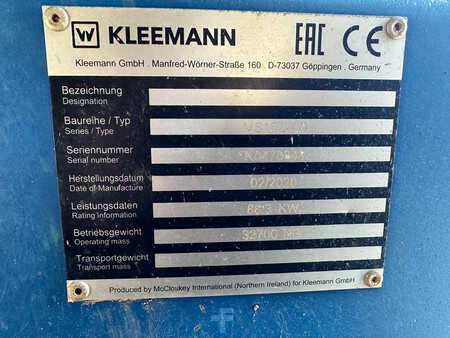 Kleemann MS15Z-AD EVO Tracked Screen Plant