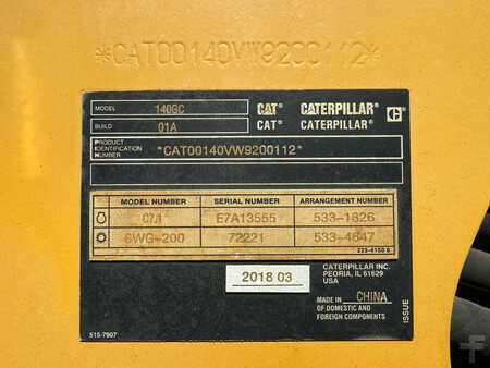 Caterpillar 140GC (140G/140H/140K)