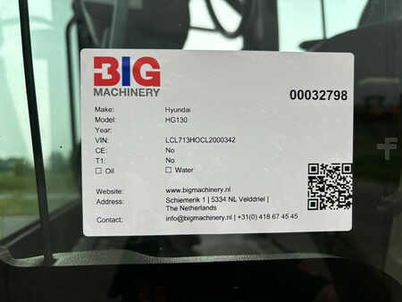Grader 2020 Hyundai HG130 (22)