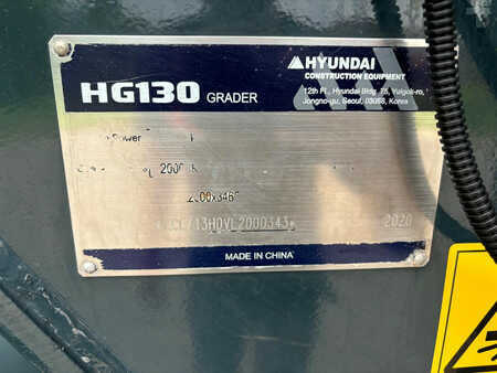 Grader 2020 Hyundai HG130 (27)