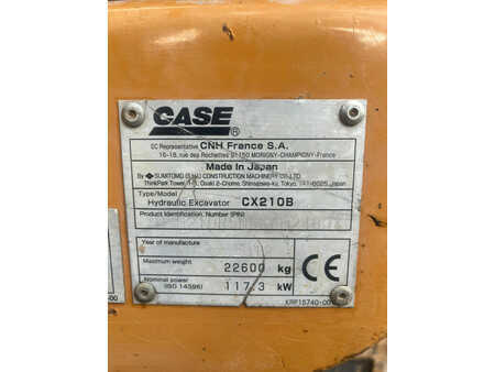 Escavadora de rastos 2012 Case CX210B (29)