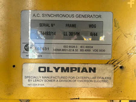 Power Generator 2006 Olympian GEP165 150kVA Generator set on trailer (37)