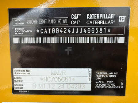 Rigid Backhoe Loader 2024 Caterpillar 424 - 4WD / AC (36)