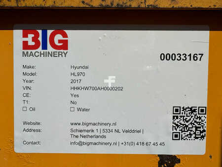 Radlader 2017 Hyundai HL970 (30)