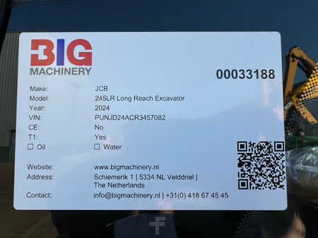 Excavadoras de cadenas 2024 JCB NXT 245HD Long Reach Excavator - EXPORT (33)
