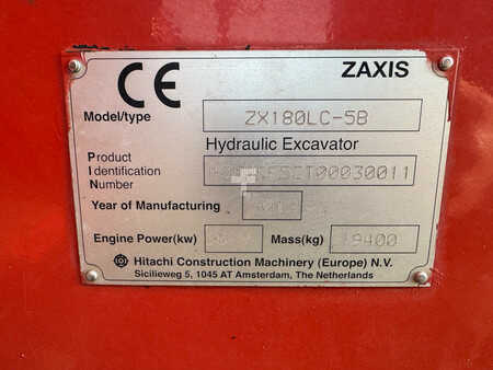 Korečková rýpadla 2013 Hitachi ZX180LC-5B (17)