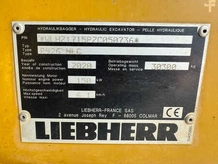 Beltegraver 2020 Liebherr R926 NLC (35)