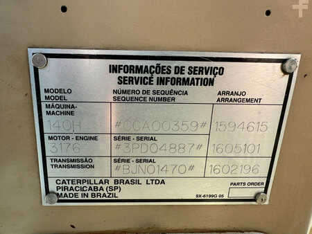 Grader 2003 Caterpillar 140H | CE-certified (36)