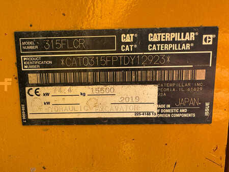 Hydraulic Excavators 2019 Caterpillar 315FL LCR (33)