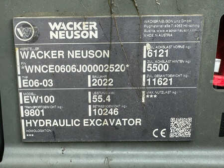 Hjulgraver 2022 Wacker Neuson EW100 E06-03 (37)
