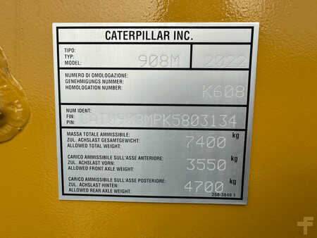 Wheel Loaders 2022 Caterpillar 908M (29)
