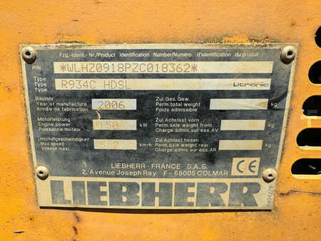 Kedjegraver 2006 Liebherr R934C HDSL (36)