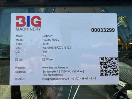 Kedjegraver 2006 Liebherr R934C HDSL (37)