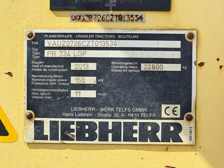Telaketjupuskutraktorit 2013 Liebherr PR734 LGP / GPS trimble (34)
