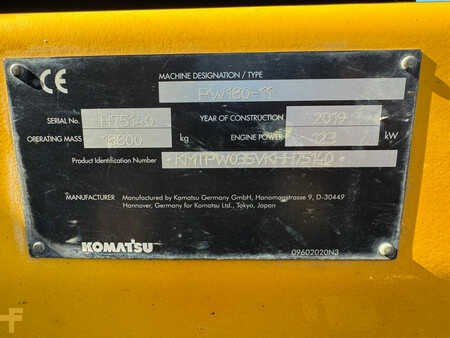 Mobilbagger 2019 Komatsu PW180-11 (30)