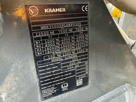 Radlader 2020 Kramer 8155 / Forks / bucket (32)