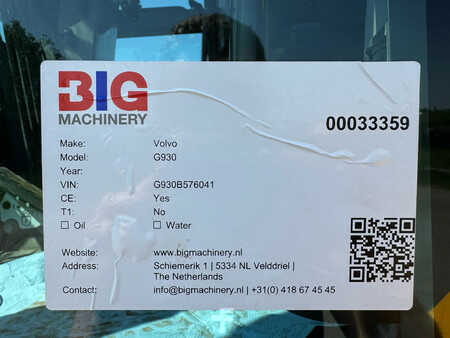 Grejdry 2013 Volvo G930B - CE / 4360 hours (33)