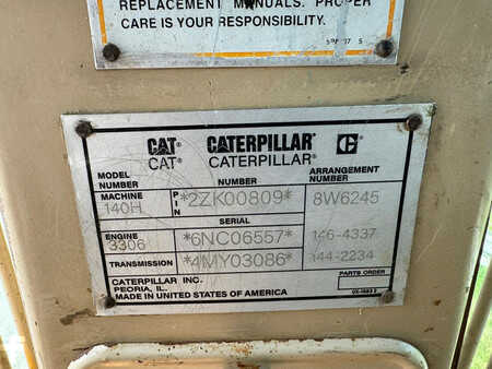 Grejdry 1996 Caterpillar 140H 3306 engine (26)