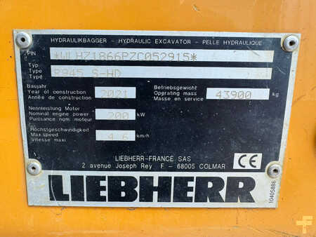 Koparki gąsienicowe 2021 Liebherr R945 S-HD (R944 / R946 / R950) (29)