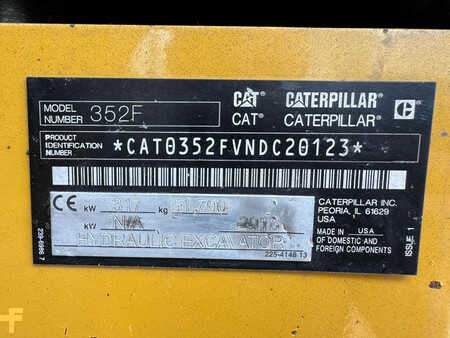 Hydraulic Excavators 2018 Caterpillar 352F (32)