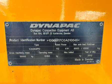 Walce kołkowane 2012 Dynapac CA362PD (26)