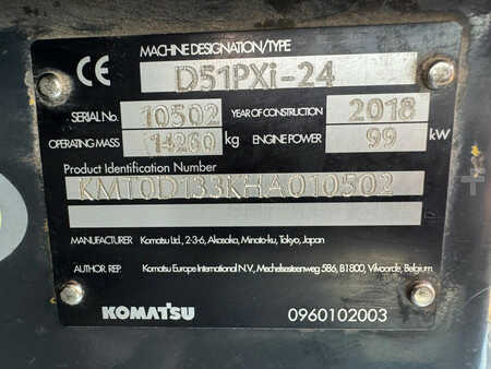 Bulldozer 2018 Komatsu D51PXi-24 | TOPCON (32)