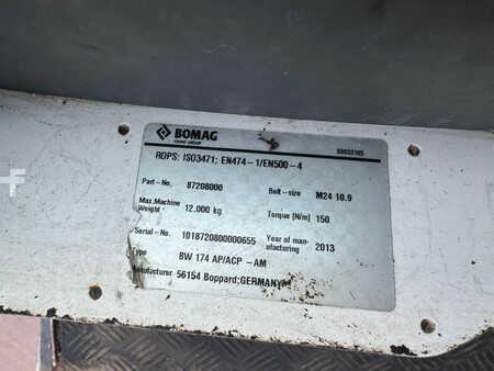 Tandemwalze 2013 BOMAG BW174 AP-4 AM (28)