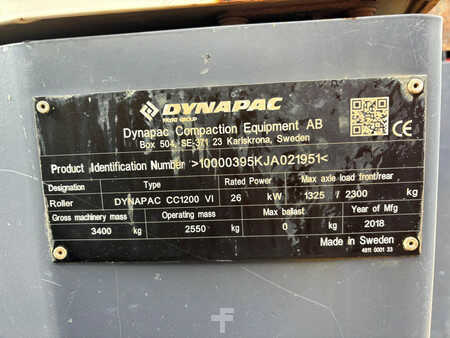 Walce gładkie 2018 Dynapac CC1200 - 850 hours (24)